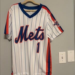 Kids Mets Mookie Wilson Striped Jersey sz S